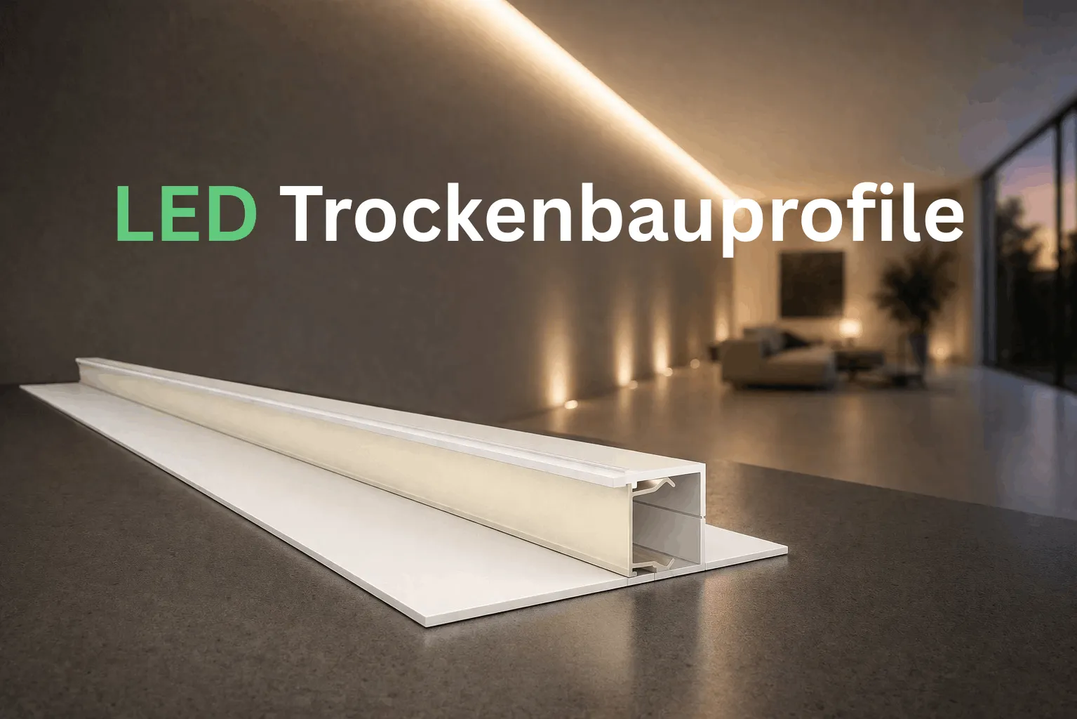 Trockenbauprofile für LED Streifen