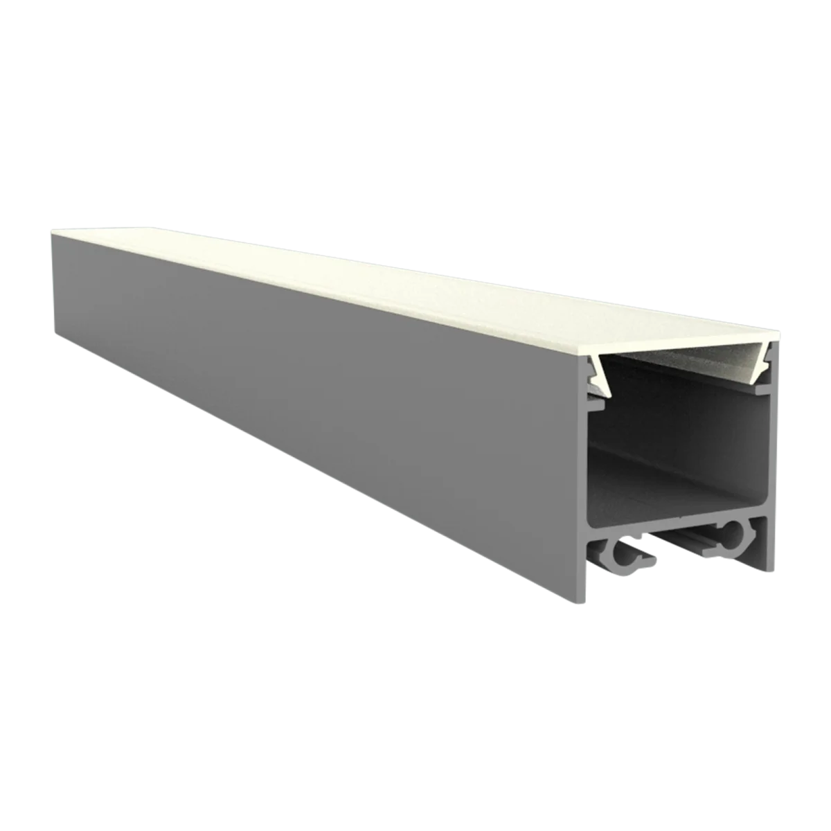 Hohes LED Alu Aufbauprofil 2m EXO-N2_16 (16 mm) –| Aluminiumprofil für LED-Strips