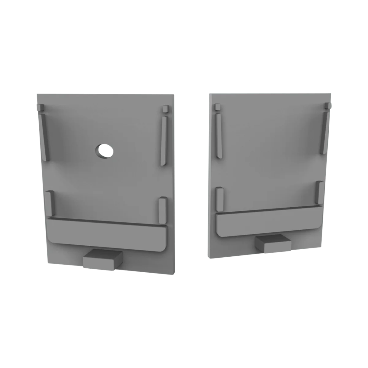 Endkappe für LED Alu Aufbauprofil Exo-TI1_32 + Cover PC61 _32