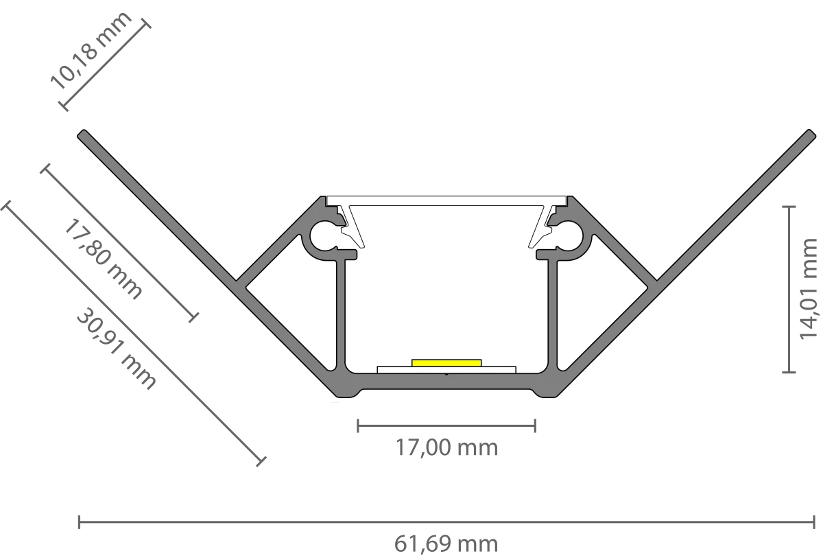 7640273920259 - LED Fliesen-Eckprofil 2m EXO-F2_15 (15 mm) – Inneneckprofil für LED-Strips 7640273920259 - LED Fliesen-Eckprofil 2m EXO-F2_15 (15 mm) – Inneneckprofil für LED-Strips