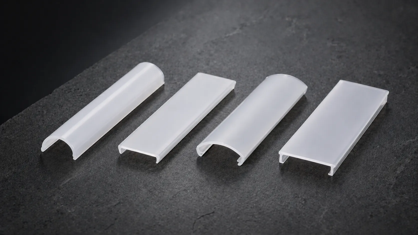 LED Profil Blenden und Abdeckungen für Aluminiumprofile, Diffusor Abdeckung für LED Streifen