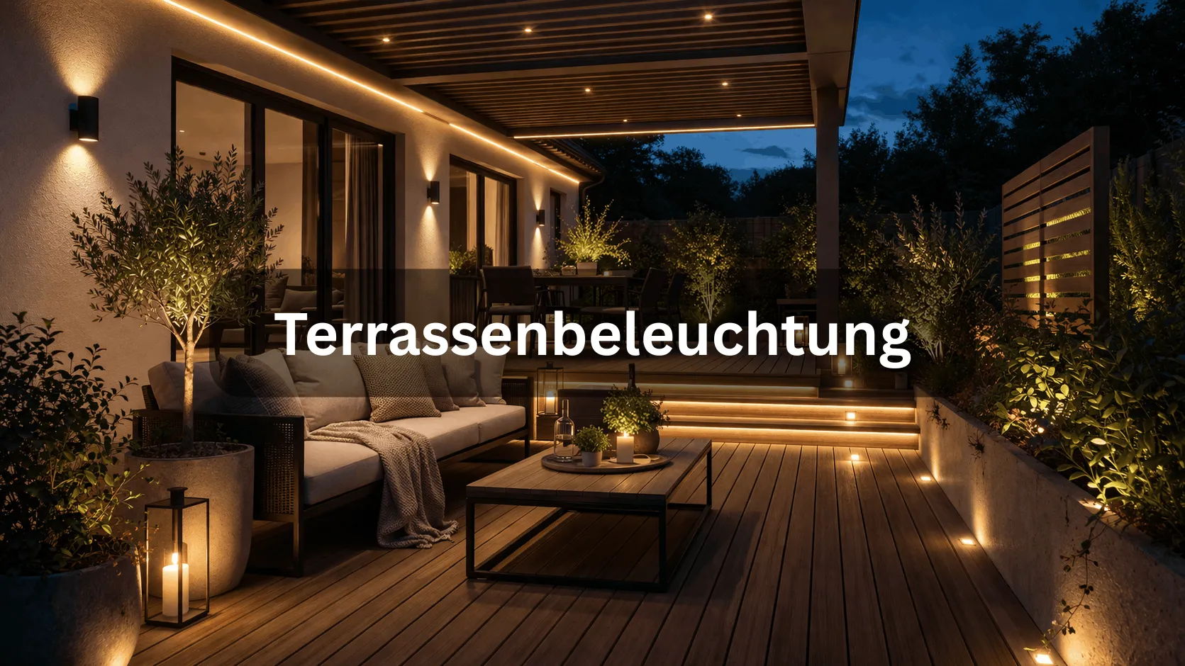 Terrassenbeleuchtung