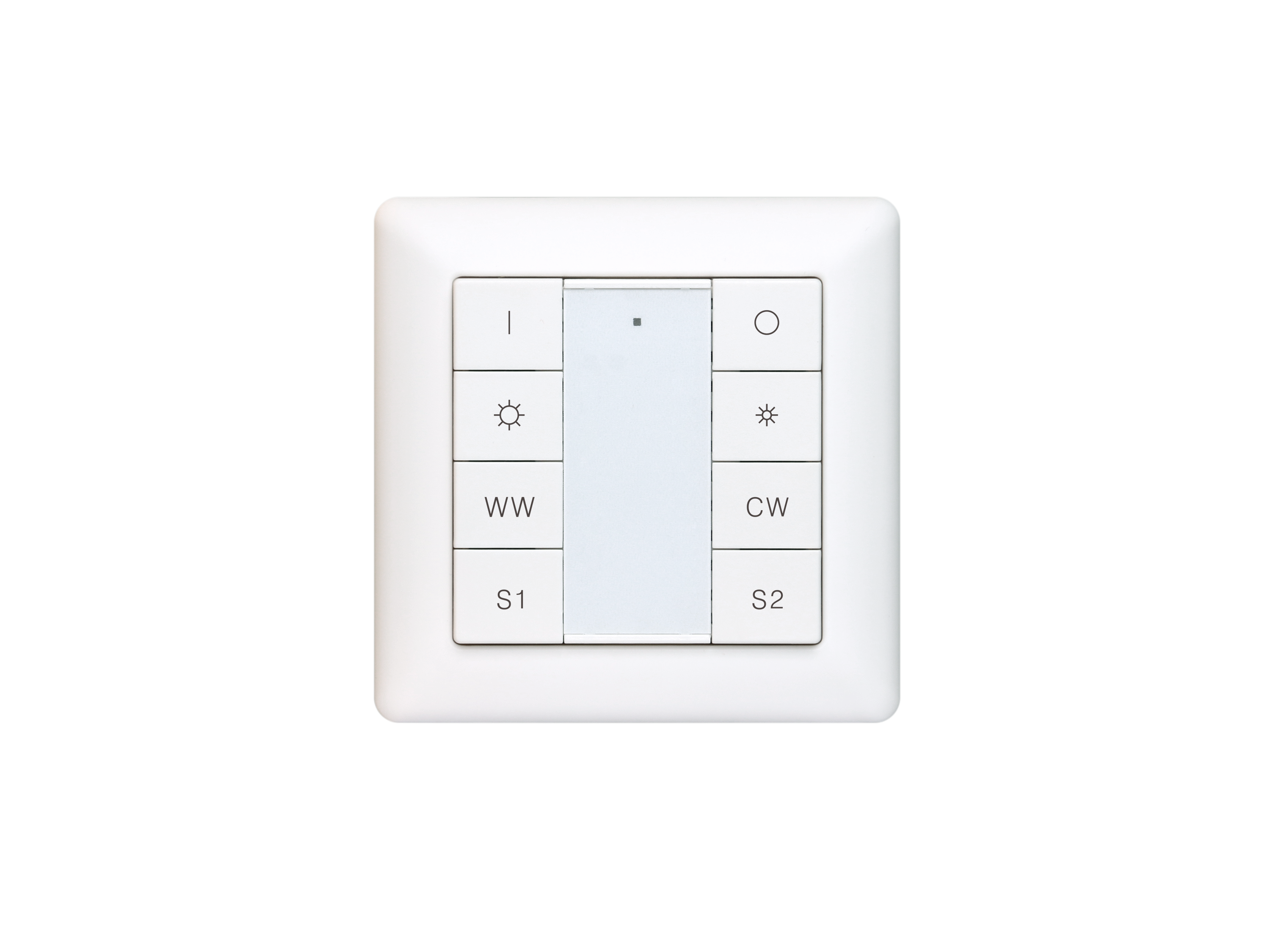 4262543211671 - SR-2422K8 DALI CCT Wandschalter – 2-fach Taster DT8 Szenen- &  Gruppensteuerung busversorgt