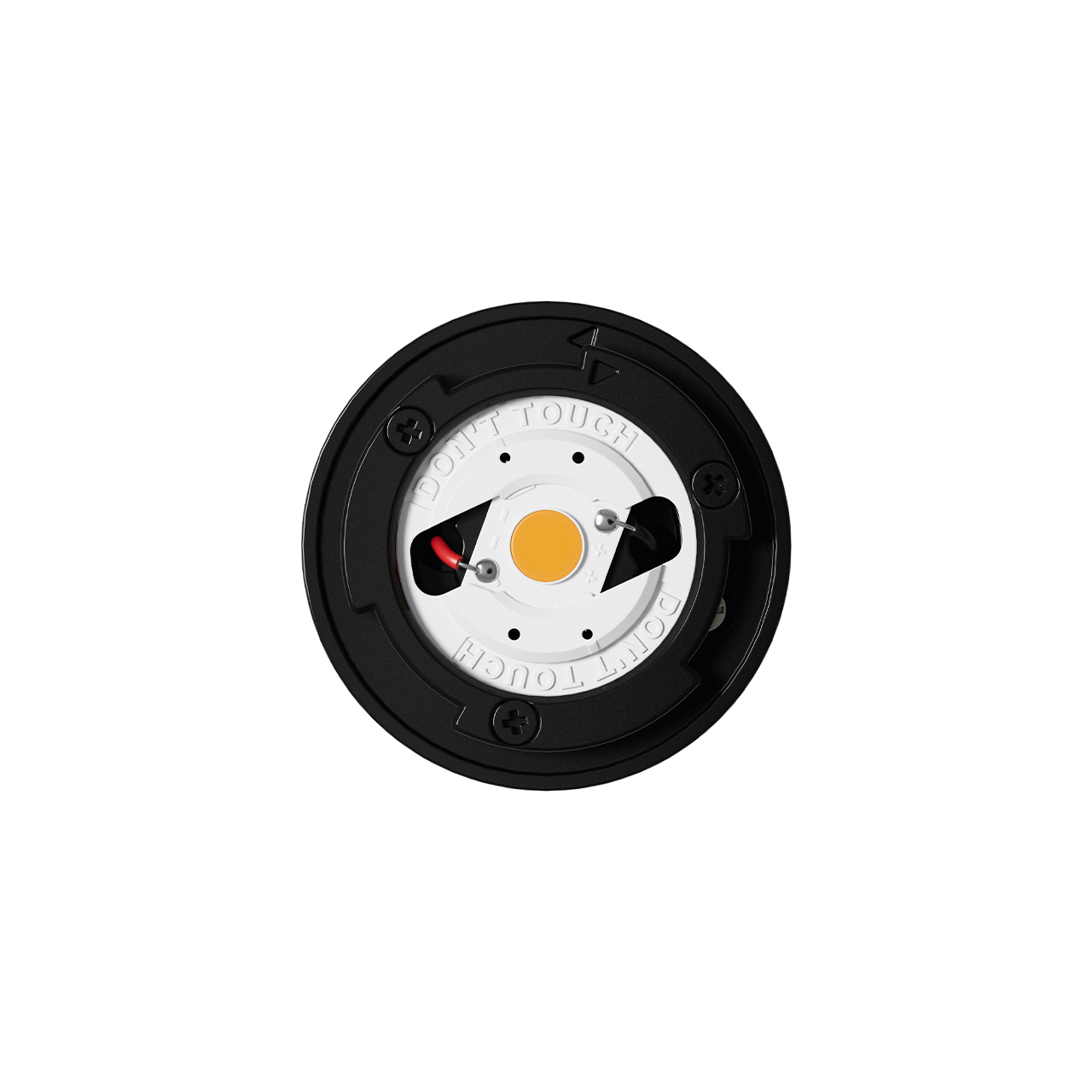 Fusion LED Modul – Rückansicht mit LED-Chip Fusion LED Einbaumodul 7,2 W Rückseite mit LED-Chip 24 V DC dimmbar