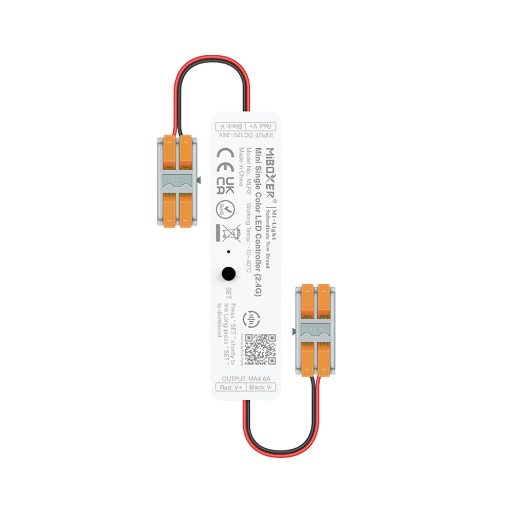 MiBoxer MLR2 Mini LED Controller 12-24V Funk Dimmer für einfarbige LED Streifen