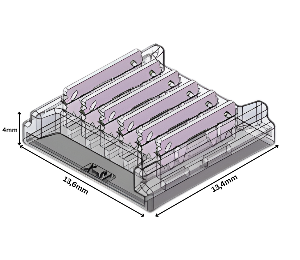 LED Strip-zu-Strip Schnellverbinder – 6-polig, lötfrei, für 12 mm RGBCCT SMD LED-Streifen