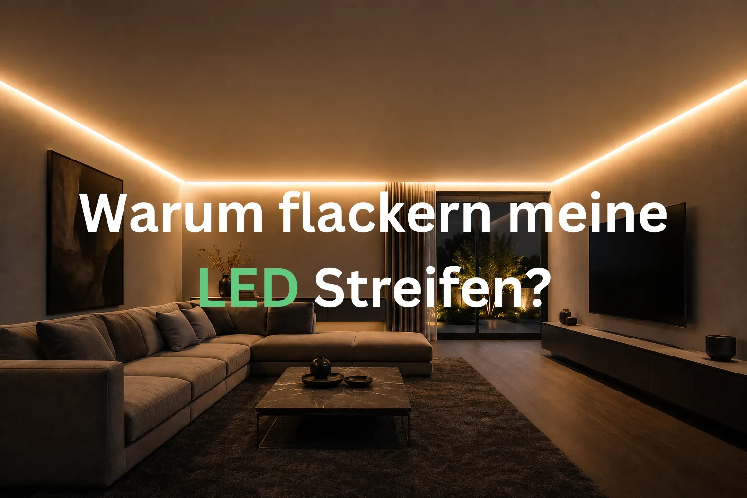 Warum flackern meine LED Streifen? Warum flackern meine LED Streifen?