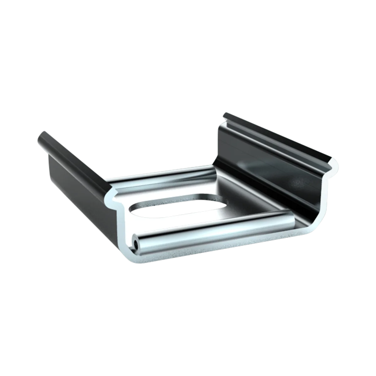 Montageklammer SPS-A2_13/A2F_13 aus Federstahl – für LED Alu-Aufbauprofil Exo-A2_13 U. A2F_13 