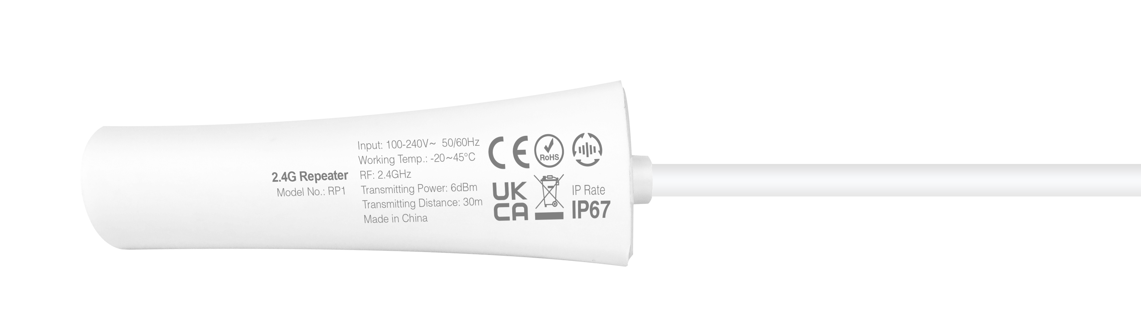 MiBoxer 2 4GHz Repeater technische Daten und Zertifizierungen IP67 LED Steuerung