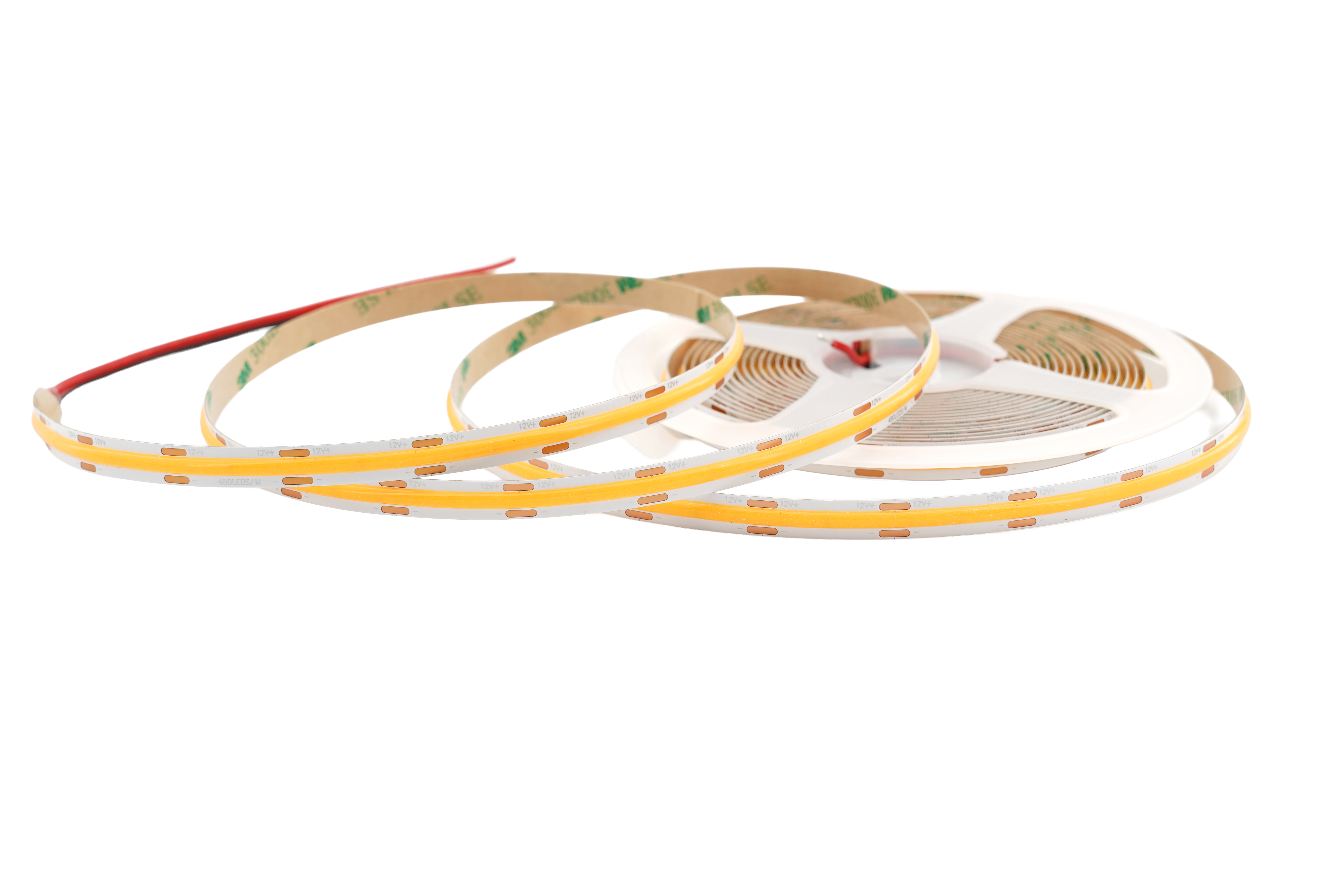 COB LED-Streifen 8 mm Kaltweiß 6000K – 320 LEDs/m, 12 V, 8W/m, homogenes & punktfreies Licht