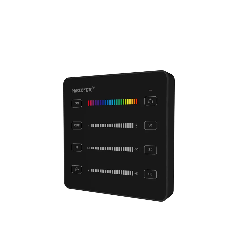 MiBoxer B6 SPI Wand Fernbedienung 2.4 GHz, Touch Panel für adressierbare Pixel LED Streifen MiBoxer B6 SPI Wand Fernbedienung 2.4 GHz, Touch Panel für adressierbare Pixel LED Streifen