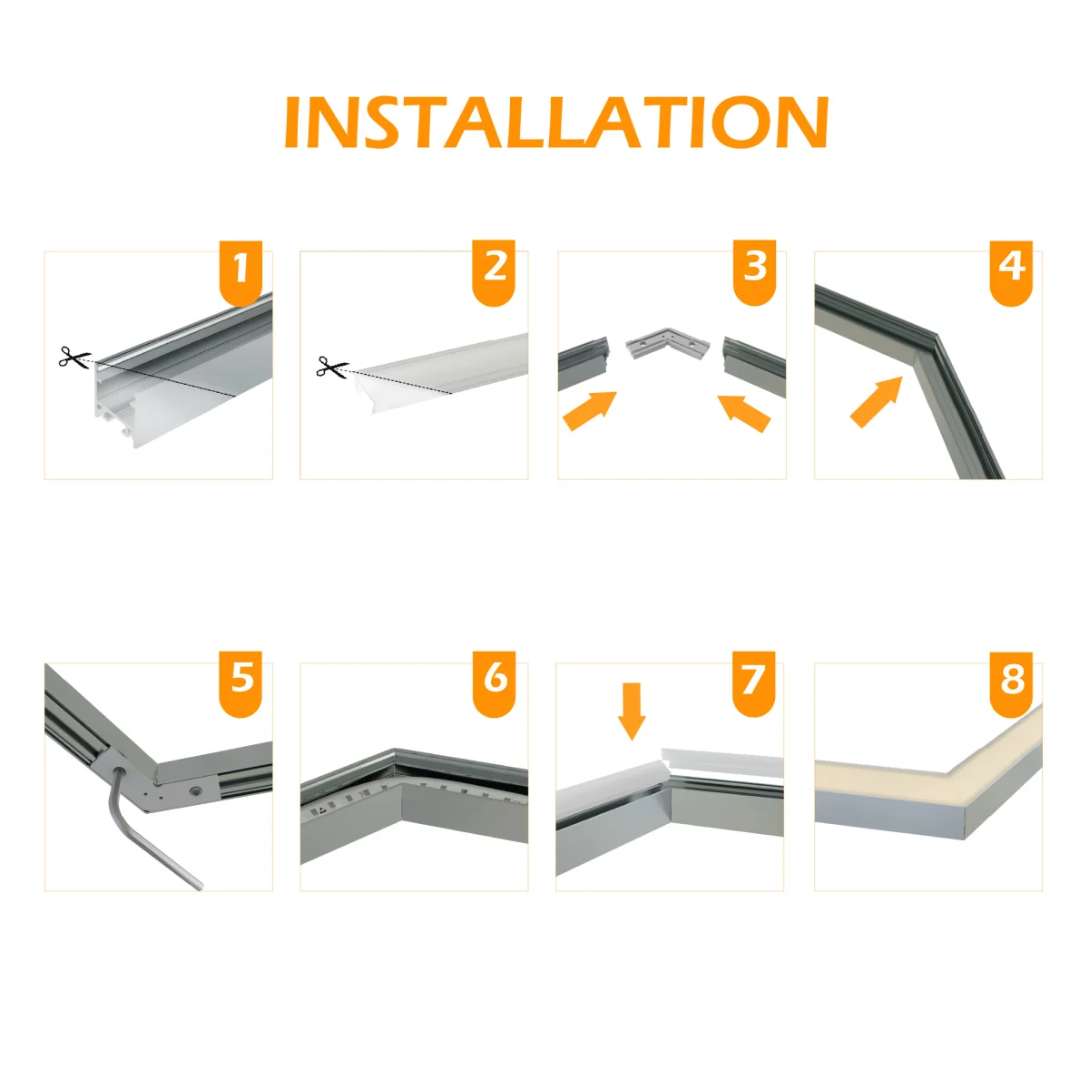 Verbinder für LED ALU Aufbauprofil Exo-N3_24