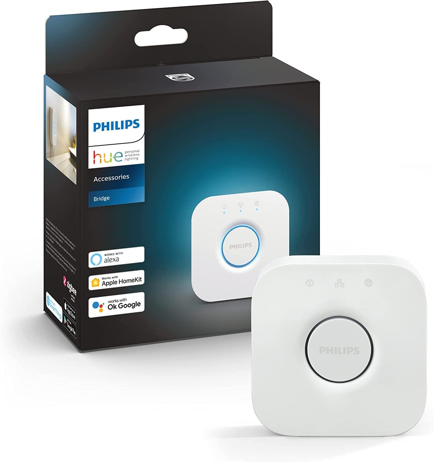 Philips Hue Bridge – Zentrale Steuerung für Hue Smart Home Beleuchtung