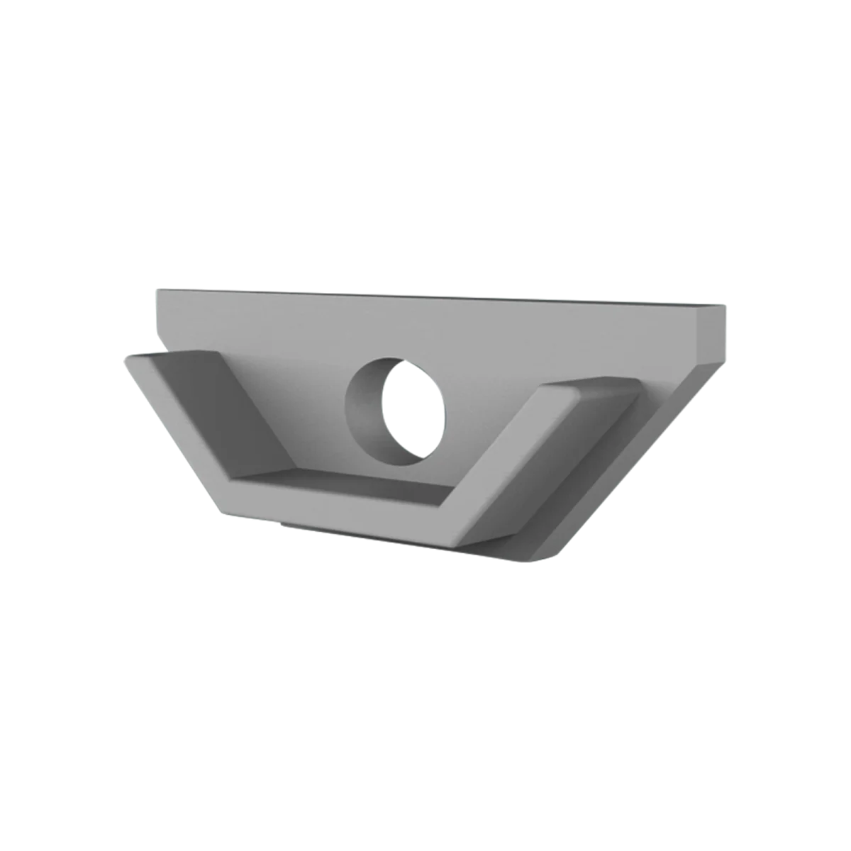 Endkappe für LED Alu Eckprofil Exo-V1_12 + Cover PC7X_12