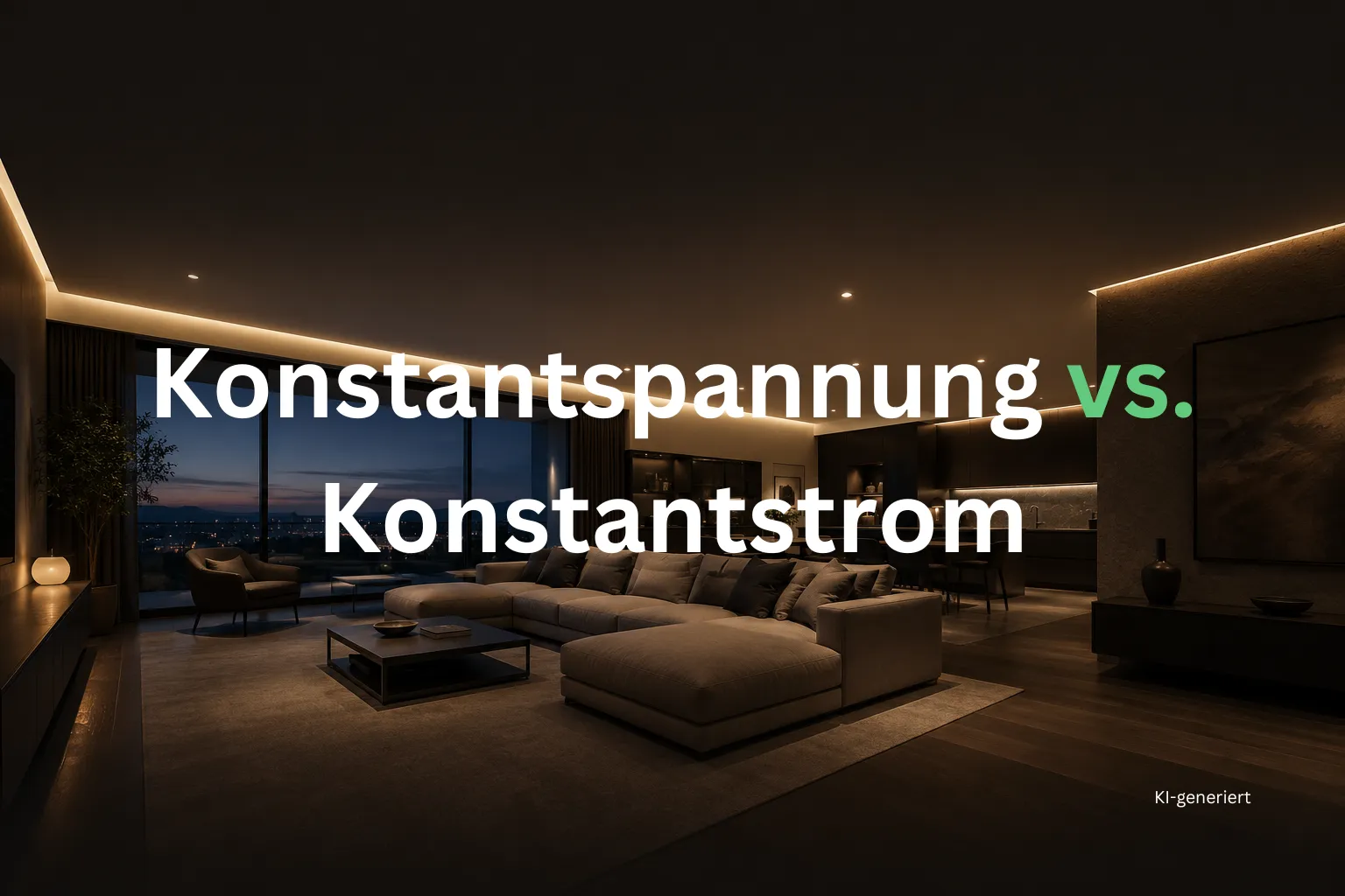 Konstantspannung vs. Konstantstrom