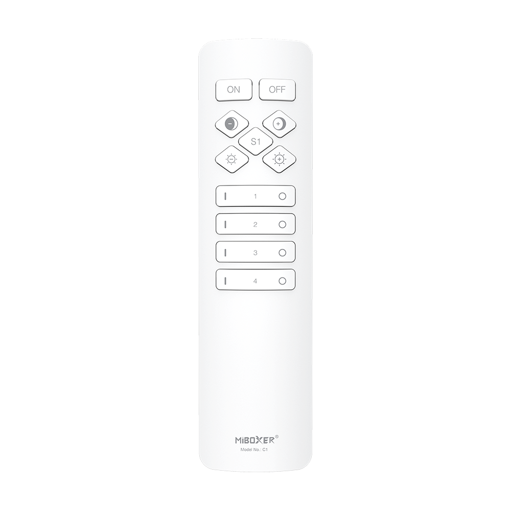 MiBoxer C1 Farbtemperatur-Fernbedienung – 2,4 GHz, CCT & Helligkeit, 4-Zonen-Steuerung