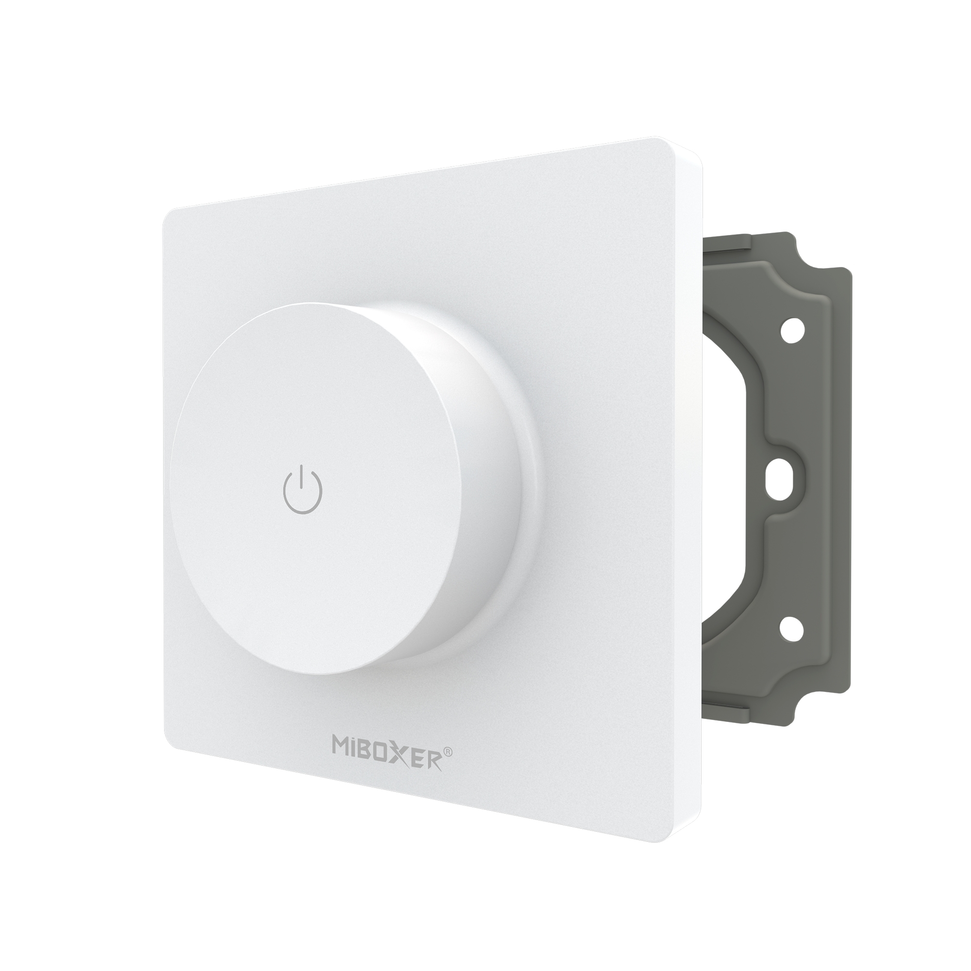 MiBoxer TRI K LED Dimmer Unterputz Montage MiBoxer TRI K LED Dimmer für Unterputz Montage mit Wandhalterung und Drehregler
