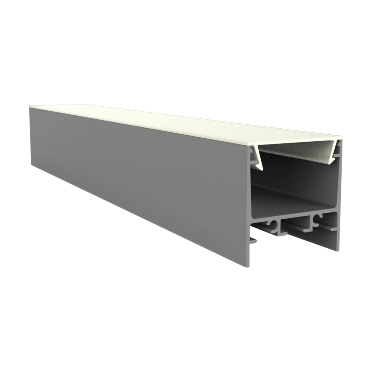 Hohes LED Alu Aufbauprofil 2m EXO-N4_24 (24 mm) –| Aluminiumprofil für LED-Strips