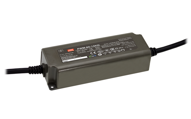 Mean Well PWM 60 24KN LED Treiber 24V 60W KNX PWM dimmbar für Smart Home Gebäudeautomation LED Beleuchtung