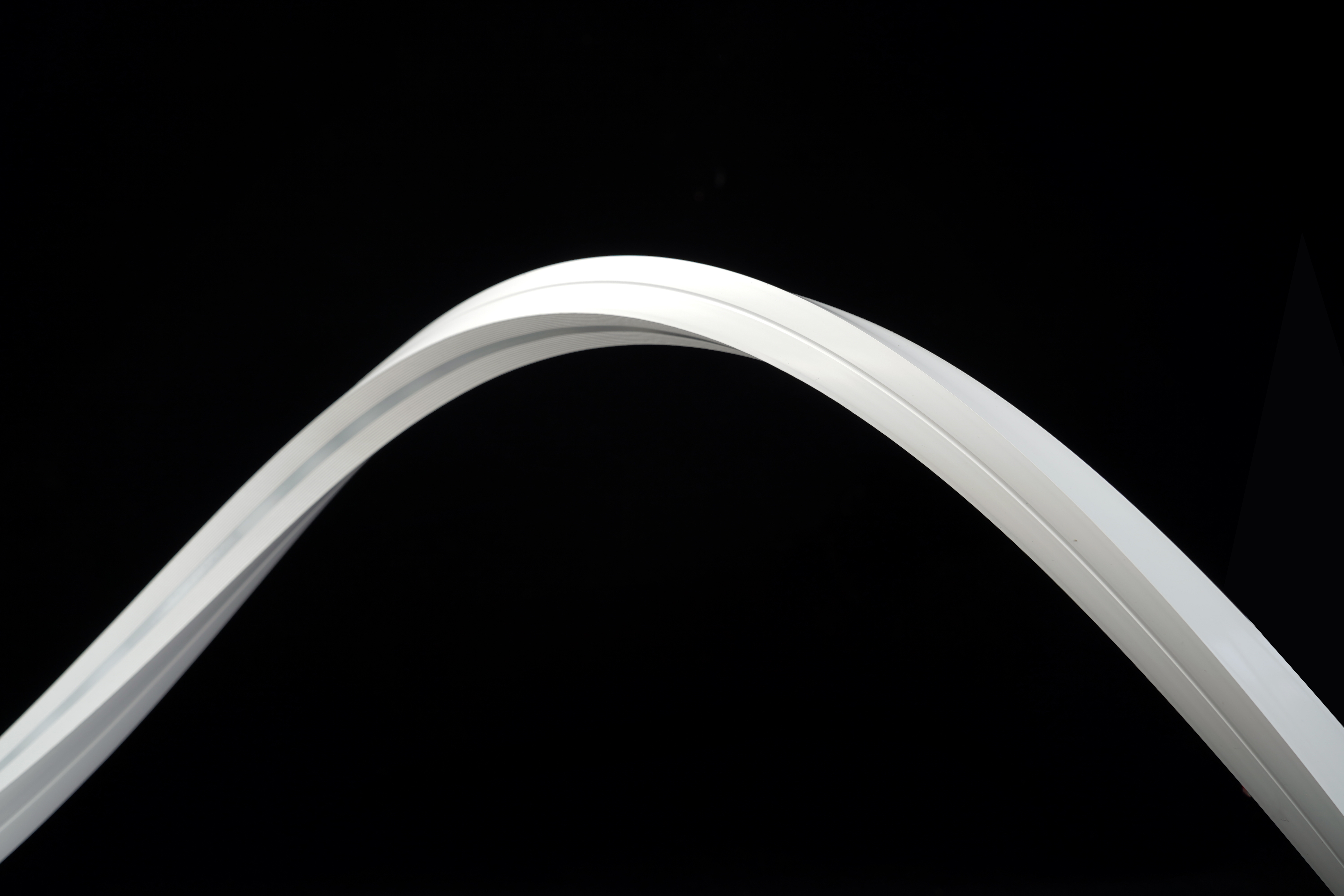 LED Neon Tube 20x20mm flexibel gebogen, Silikon Schlauch 24V IP67 Biegeradius