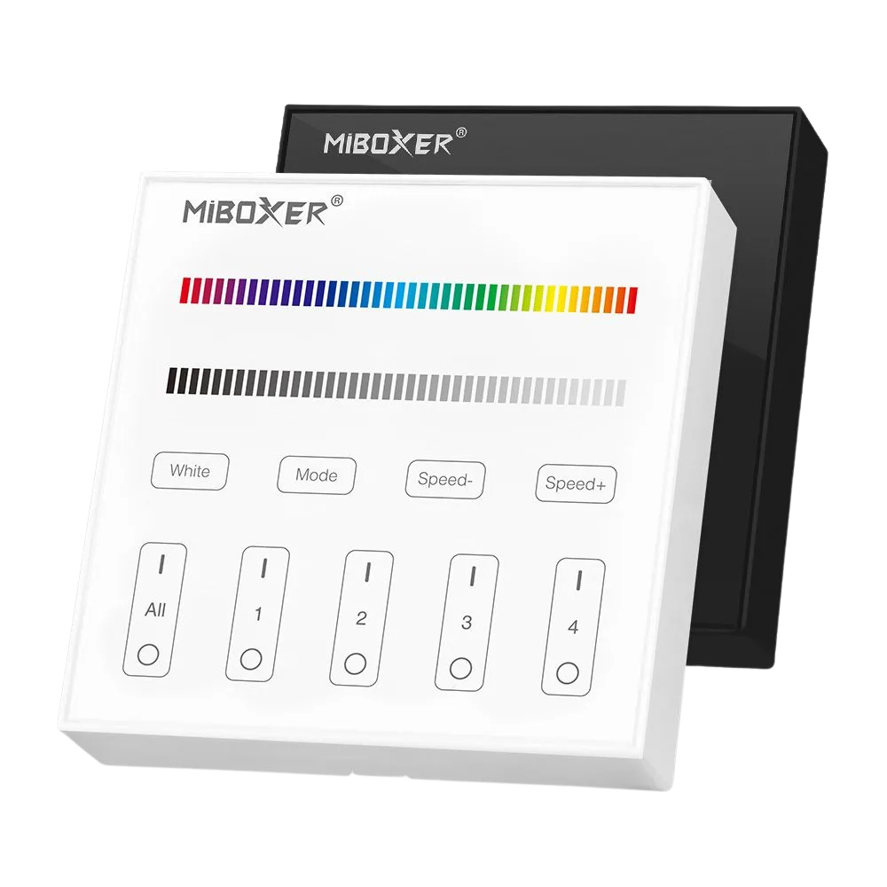 LED Wandsteuerung Touchpanel – Controller für LED Streifen LED Wandsteuerung Touchpanel für RGB und CCT LED Streifen zur komfortablen Lichtsteuerung