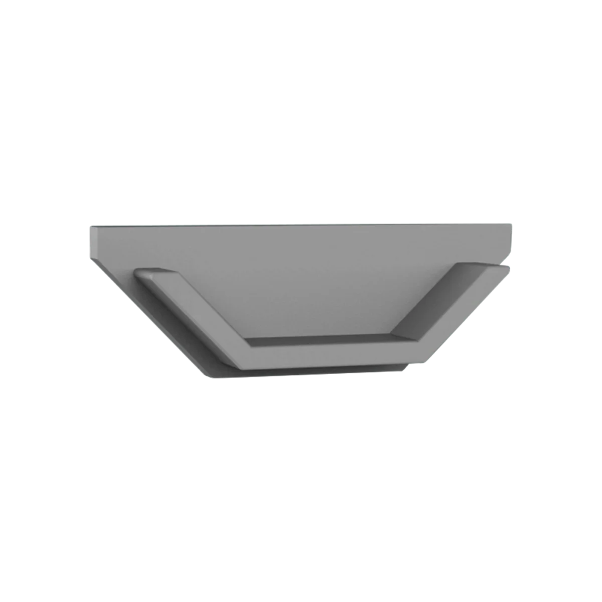 Endkappe für LED Alu Eckprofil Exo-V1_12 + Cover PC7X_12