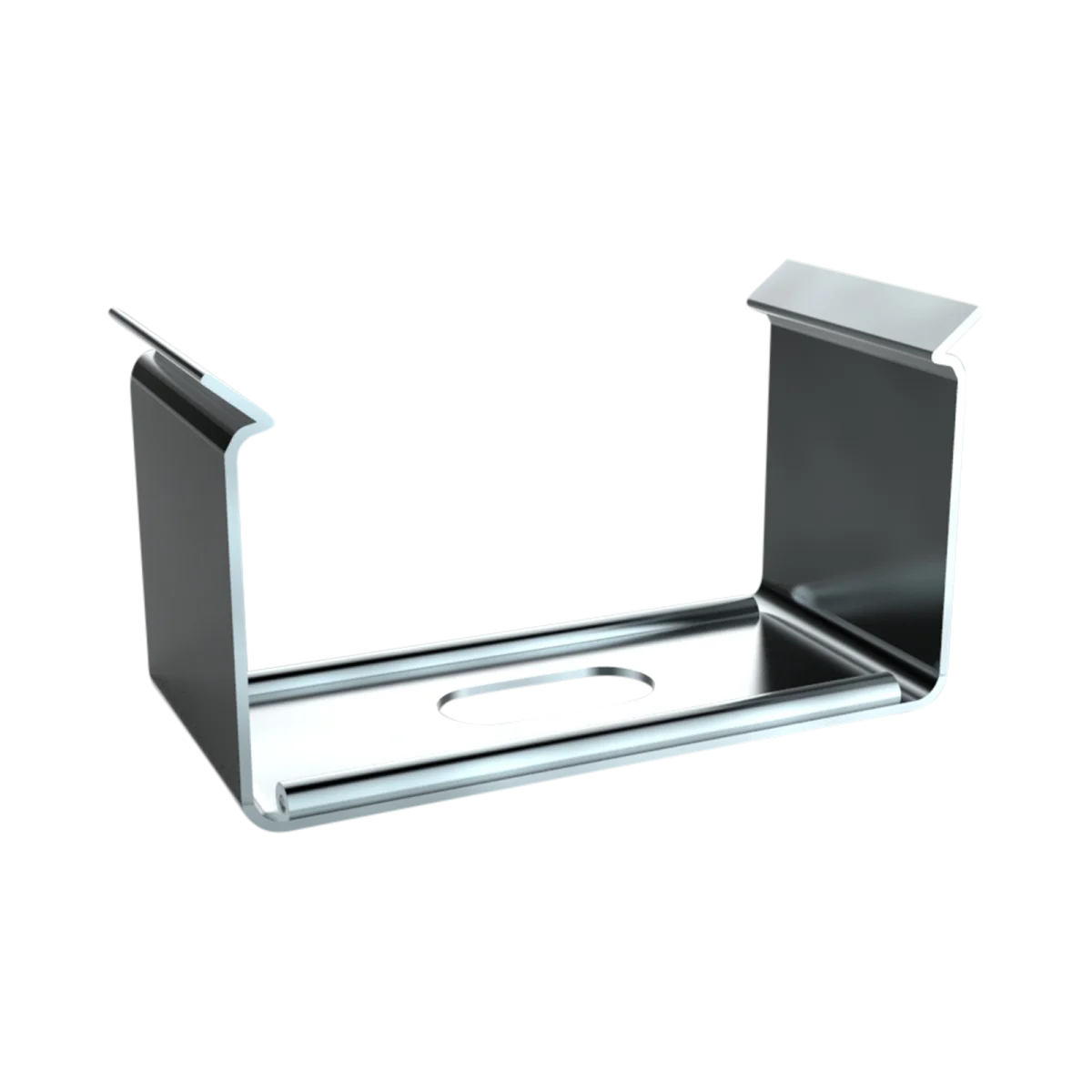 Montageklammer SPS-N1_16 aus Federstahl – für LED Alu-Aufbauprofil Exo-N1_16 