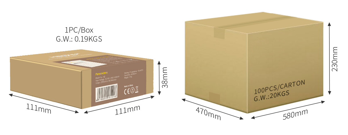 MiBoxer X2 DMX512 LED-Wandpanel – Mastercontroller für CCT LEDs, 4 Zonen, Touch, 230V