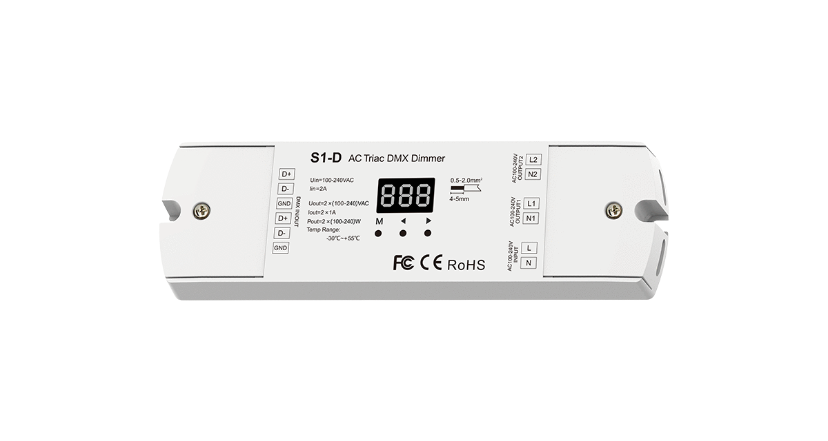 LED DMX Controller 230V AC
