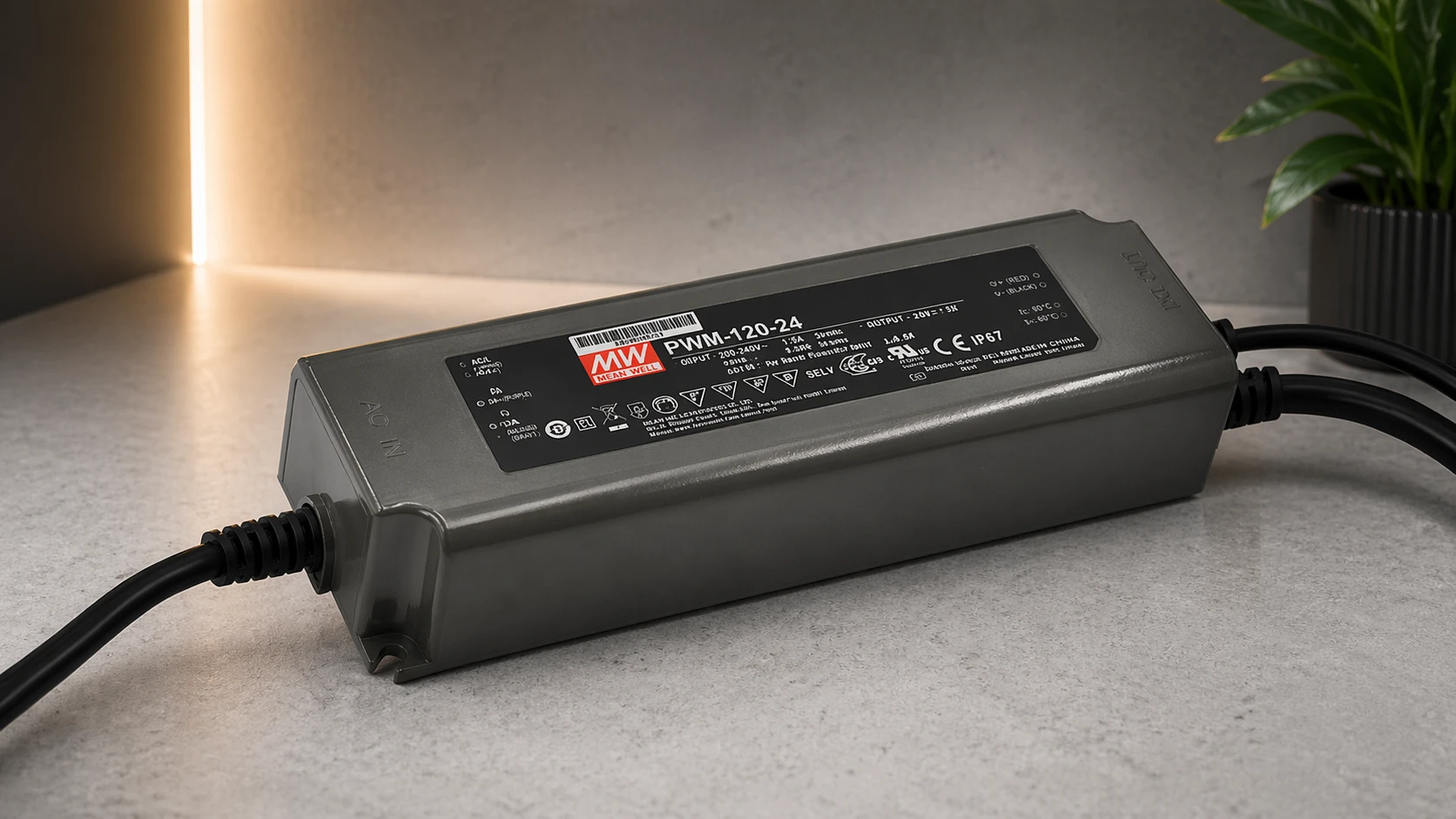 DALI LED Netzteil Mean Well PWM Serie für dimmbare LED Beleuchtung 24V