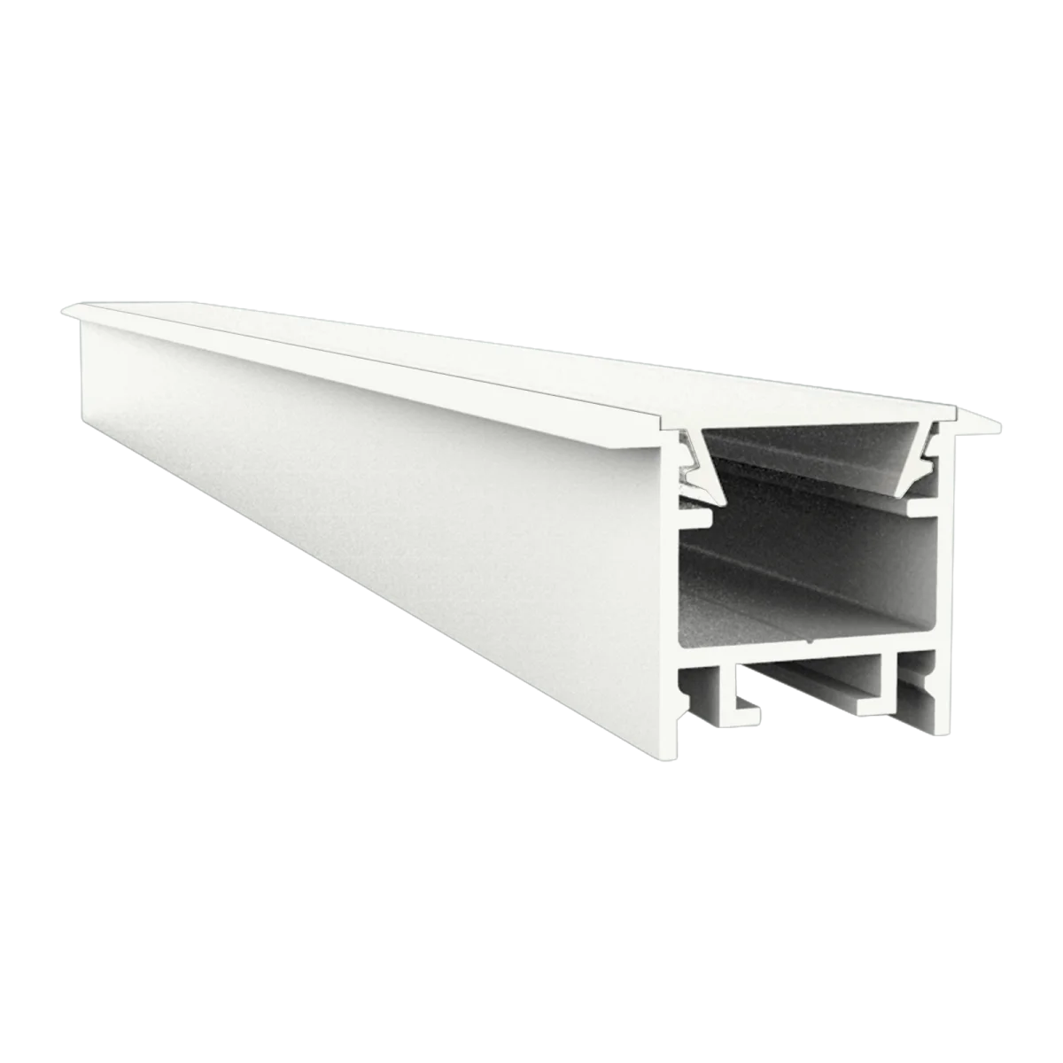 Schmales LED Alu Einbauprofil 2m Exo-A2F-13 (13mm) –| Flaches Aluminiumprofil für LED-Strips