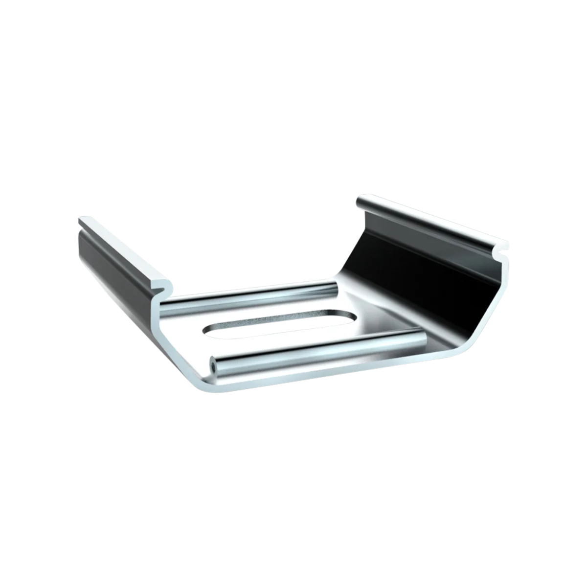 Montageklammer SPS-N3_24TI1_32 aus Federstahl – LED Alu-Aufbauprofil Exo-N3_24 u. Exo-TI1_32
