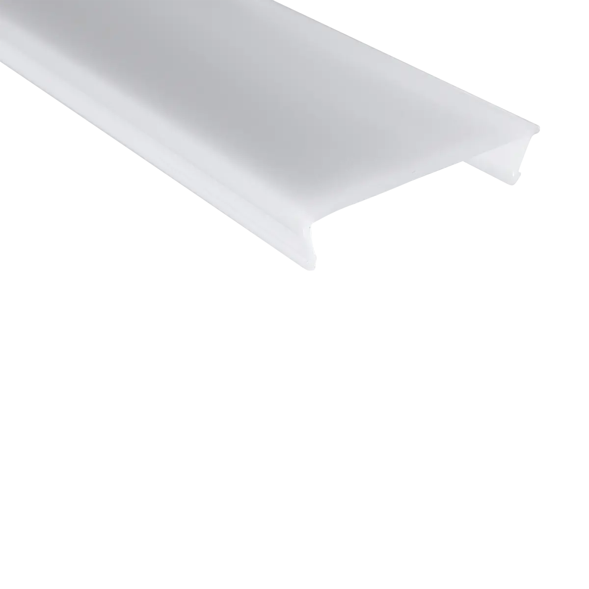 PC61-32 FLAT Abdeckung 2 m – für LED Leuchtenprofil EXO-TI1 | opal