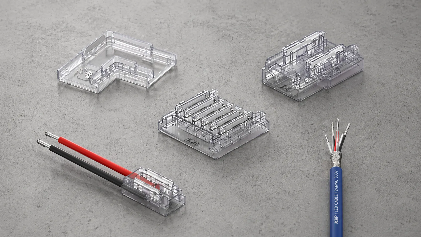 LED Kabel und Verbinder für LED Streifen, Verbindungslösungen für LED Installation