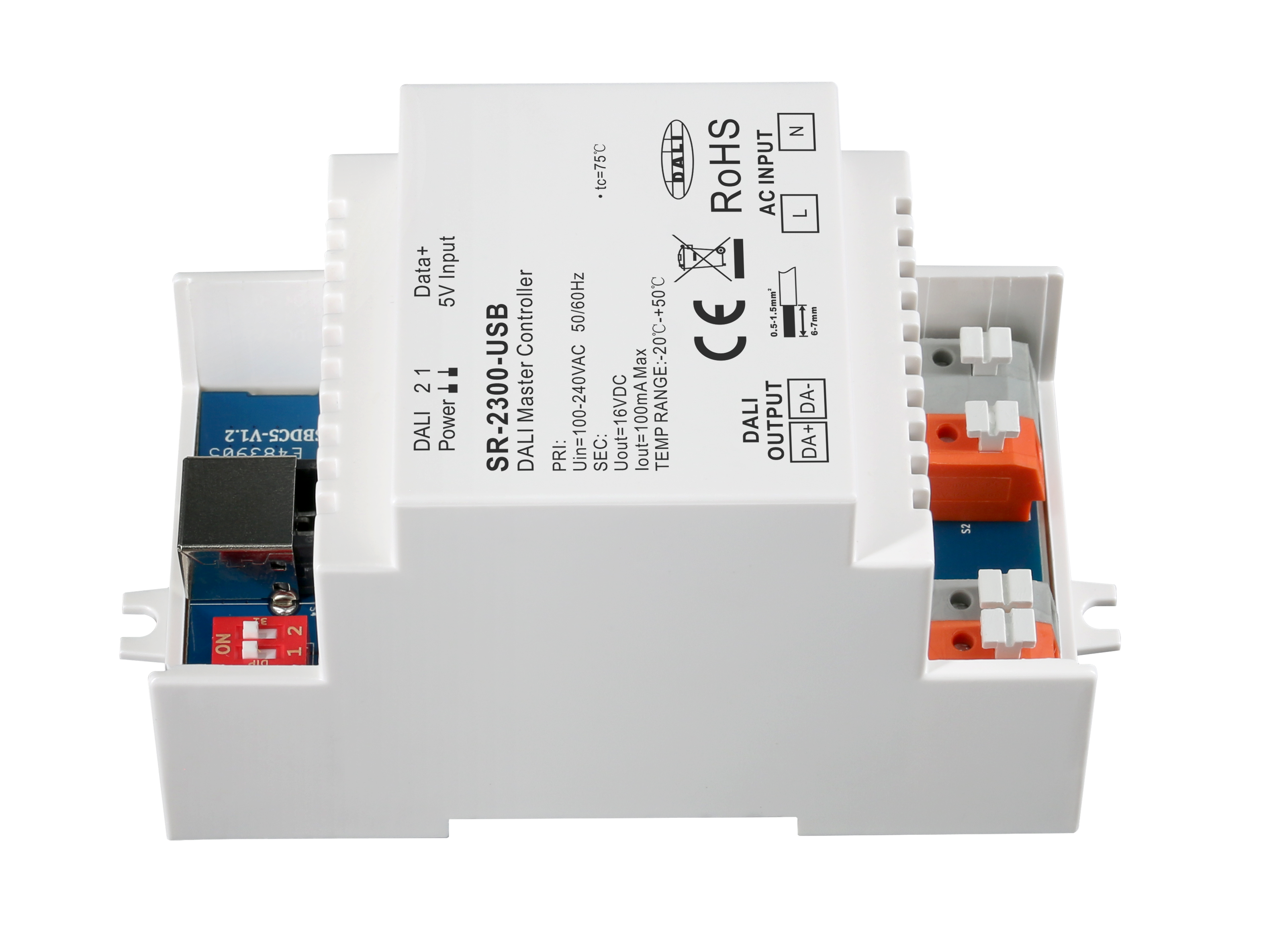 4262543211718 - SR-2300-USB DALI Master Controller – USB DT6 DT8 64 Geräte 16 Gruppen 256 Szenen 4262543211718 - SR-2300-USB DALI Master Controller – USB DT6 DT8 64 Geräte 16 Gruppen 256 Szenen