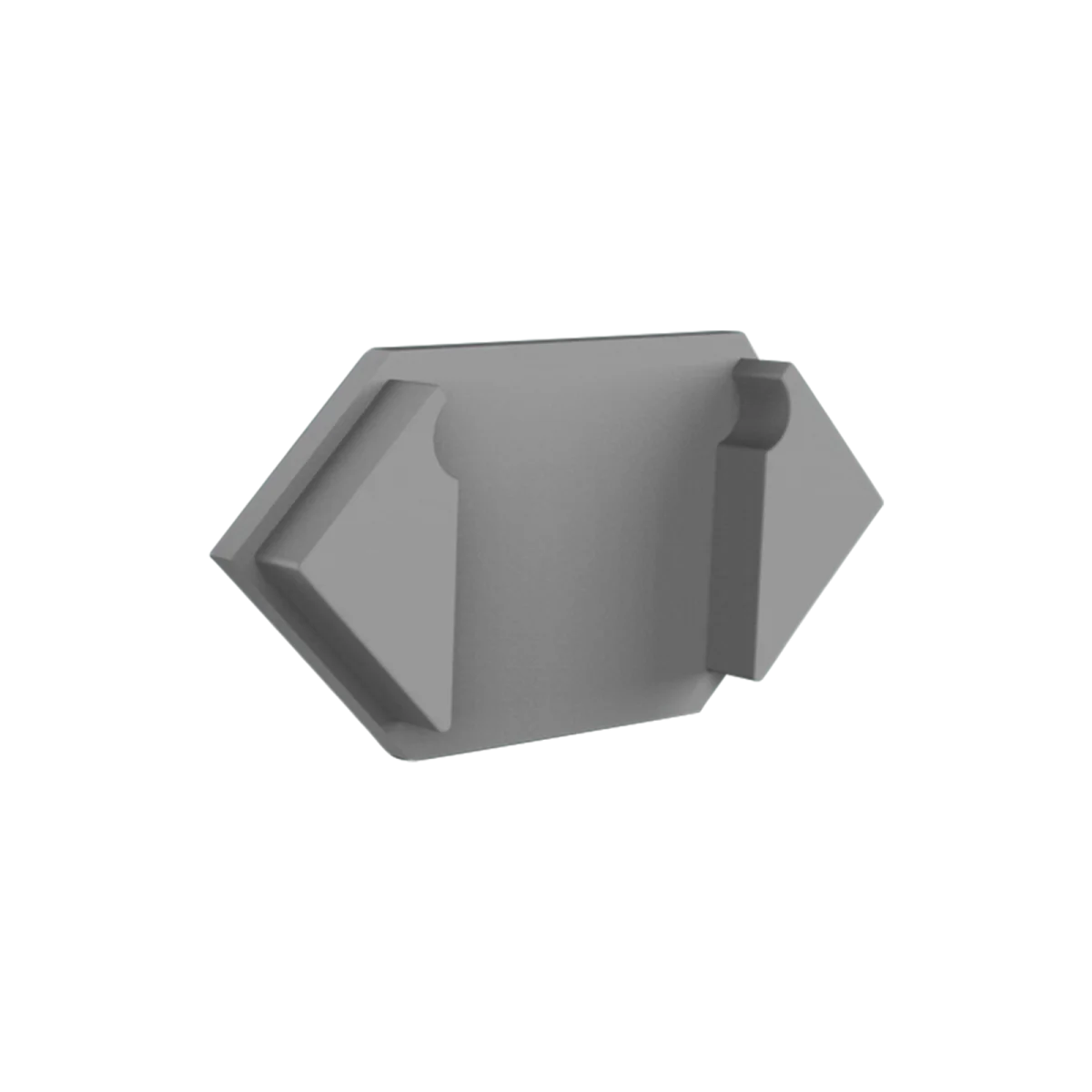 Endkappe für LED Alu Trockenbauprofil Exo-T5_16 + Cover PC45 _16