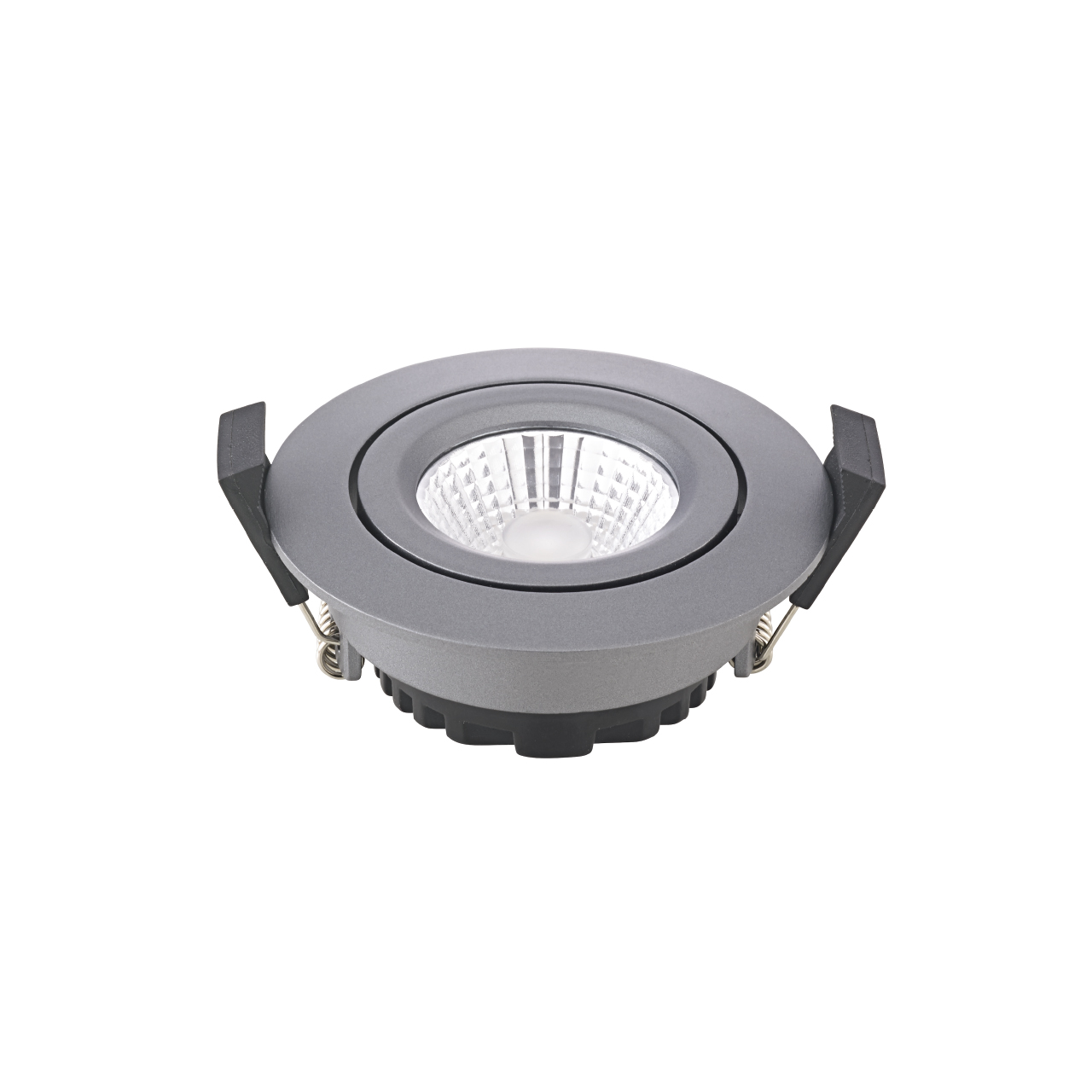 SIGOR DILED LED Einbauleuchte 6W grau Ø68mm dimmbar für Deckeneinbau