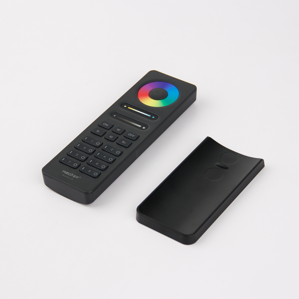 Mi-C8 LED Light Strip Remote – Smart RGB + CCT Controller mit 8 Zonen & Touch-Farbrad MiBoxer C8 2.4 GHz Smart RF Controller für RGB + CCT LED Light Strips – 8-Zone Funkfernbedienung mit Farbrad, Dimmfunktion und Farbtemperatur-Regelung, kompatibel mit MiLight.