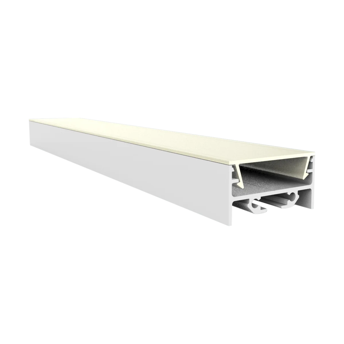 Breites LED Alu Aufbauprofil 2m EXO-N3_24 (24 mm) –| Aluminiumprofil für LED-Strips