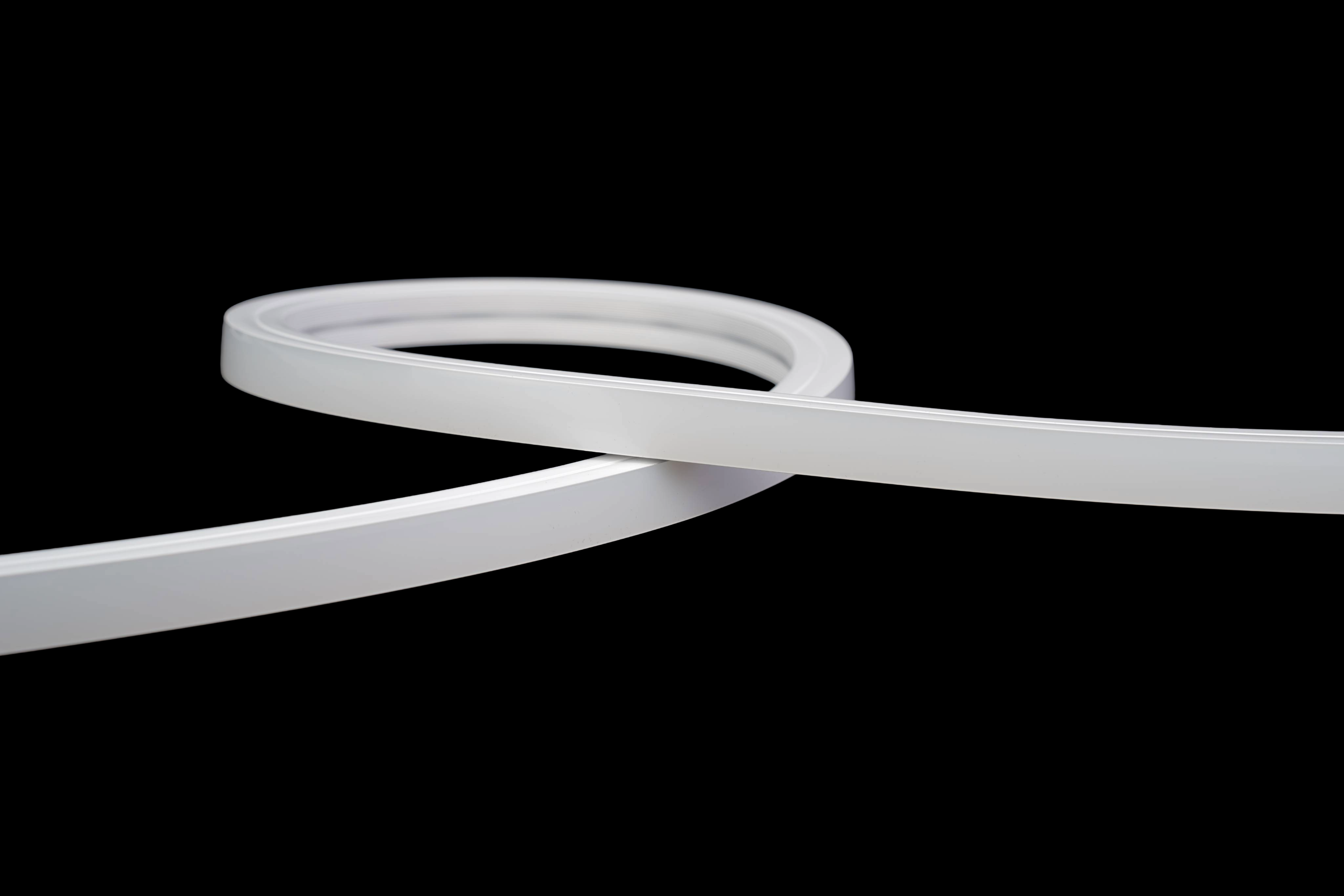 LED NEON TUBE 16×16 mm Silikon Schlauch – 5 m Rolle Single Color - 24V - IP67- 4000K - 12W