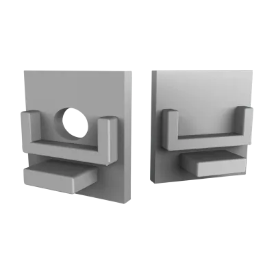 Endkappe für LED Alu Aufbauprofil Exo-A2_13 + Cover PC41 _13