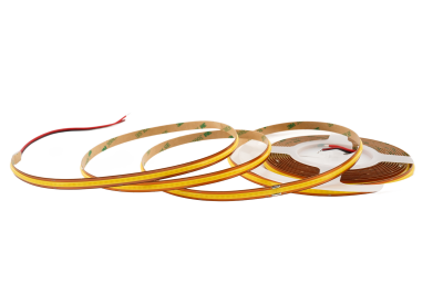 COB Free Cut LED Streifen 8 mm – frei kürzbar, überall verlötbar | SK-LED COB Free Cut LED Streifen 8 mm – Infografik zur freien Kürzbarkeit ohne feste Schnittmarken, überall verlötbar