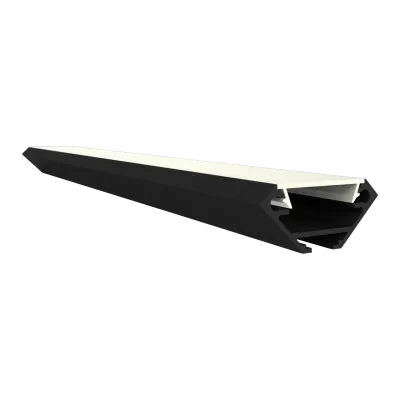 LED Eckprofil mit Kabelkanal 2m EXO-V2_14 (14 mm) – Aluminiumprofil für LED-Strips