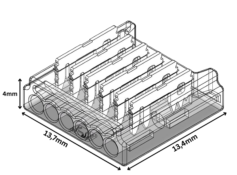 RGBCCT LED Strip Verbinder Clip 6 Pol Schnellverbinder für LED Streifen Verbindung ohne Löten