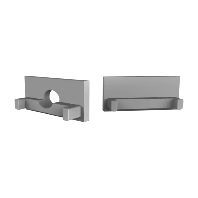 Endkappe für LED Alu Aufbauprofil Exo-N1_16 + Cover PC45 _16 Endkappe für LED Alu Aufbauprofil Exo-N1_16 + Cover PC45 _16