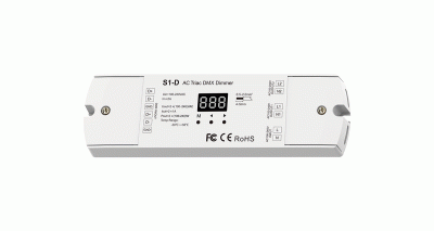 DMX Dimmerpack 230V 2 Kanal Triac Dimmer DMX512 für LED und Halogen Lichtsteuerung DMX Dimmerpack 230V 2 Kanal Triac Dimmer DMX512 Phasenanschnitt Phasenabschnitt für LED und Halogen