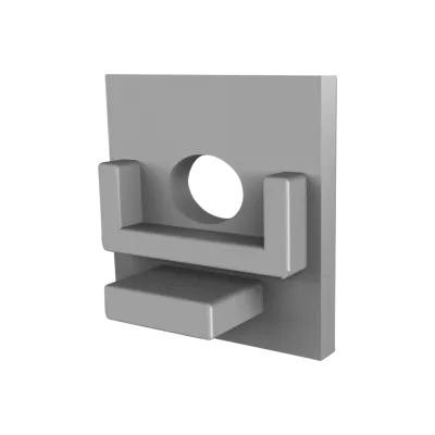 Endkappe für LED Alu Aufbauprofil Exo-A2_13 + Cover PC41 _13