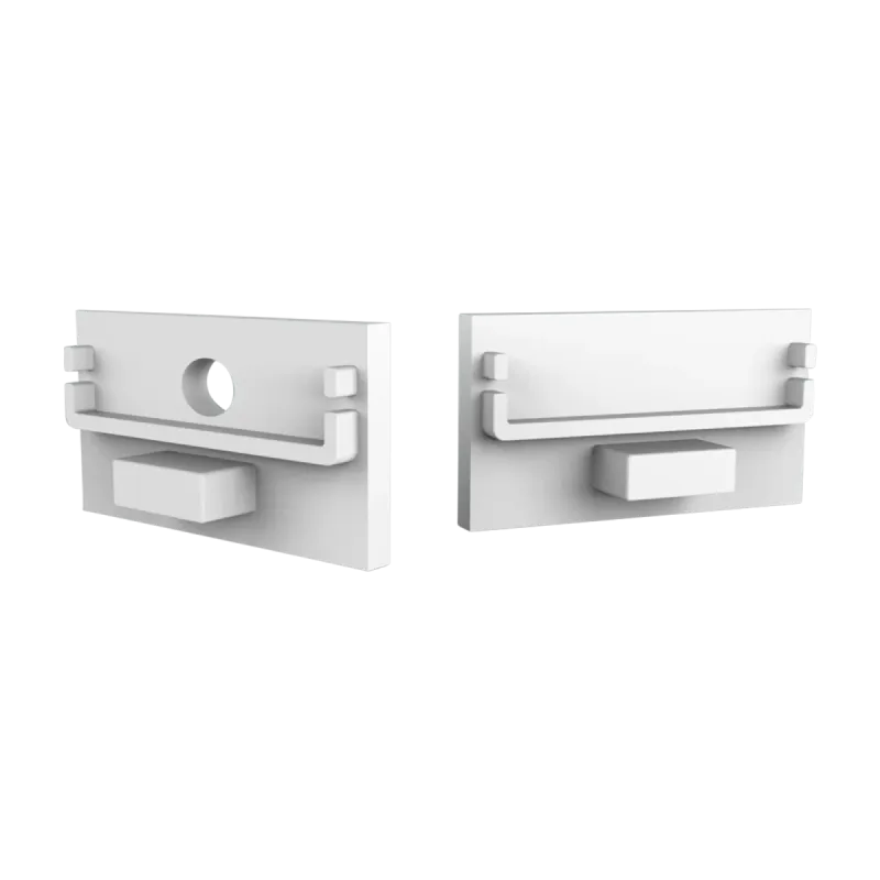Endkappe für LED Alu Aufbauprofil Exo-N3_24 + Cover PC51 _24