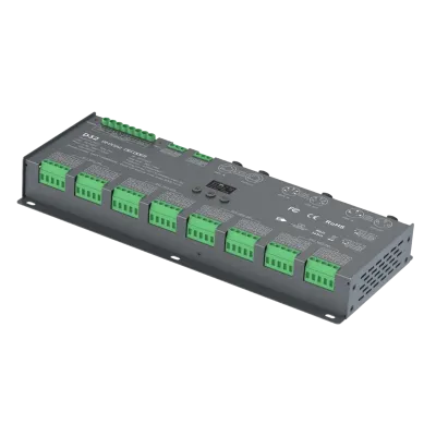 LTECH D32 DMX512/RDM LED Controller 32-Kanal 3A, 12-24V DC, mit OLED Display, Konstantspannung