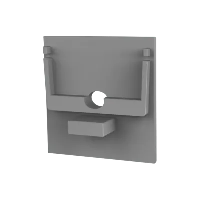 Endkappe für LED Alu Aufbauprofil Exo-N4_24 + Cover PC51 _24